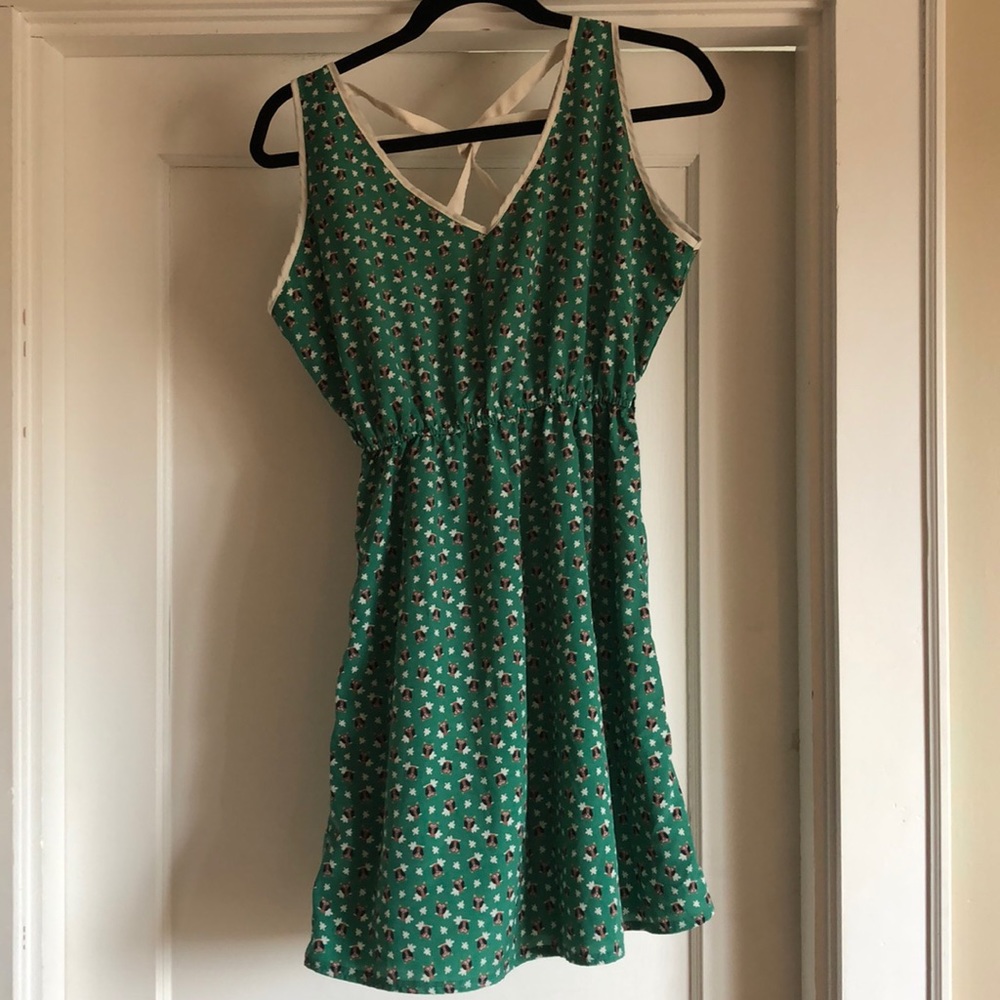 Ya Los Angeles Retro Owl Print Dress